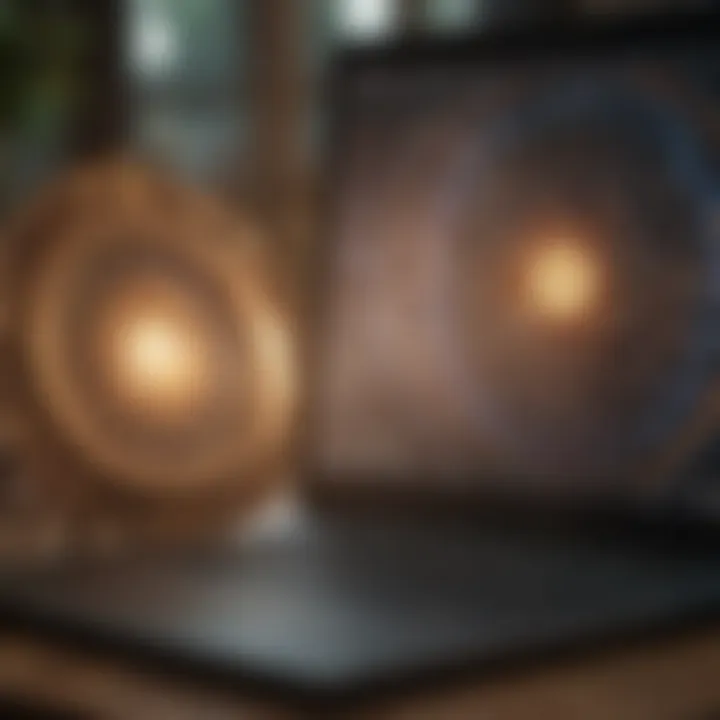 Astrology compatibility analysis displayed on a laptop screen