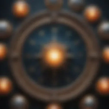 Celestial calendar illustrating the zodiac months