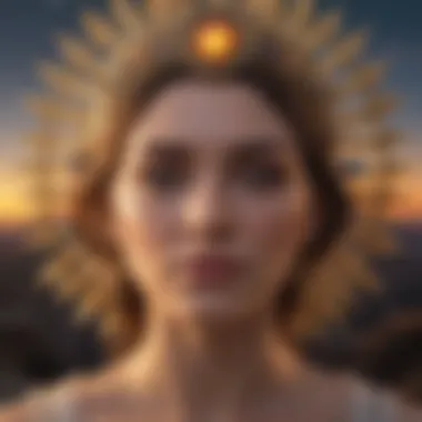Personal Growth Through Astrology Visual representation of personal growth through astrological understanding