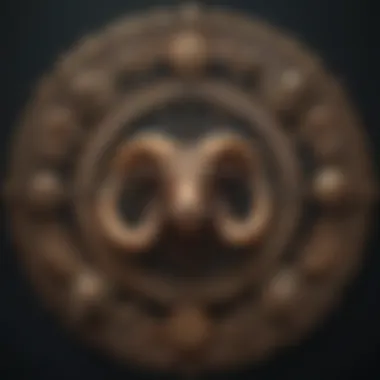 Artistic Representation of Zodiac Signs An artistic representation of the twelve zodiac signs