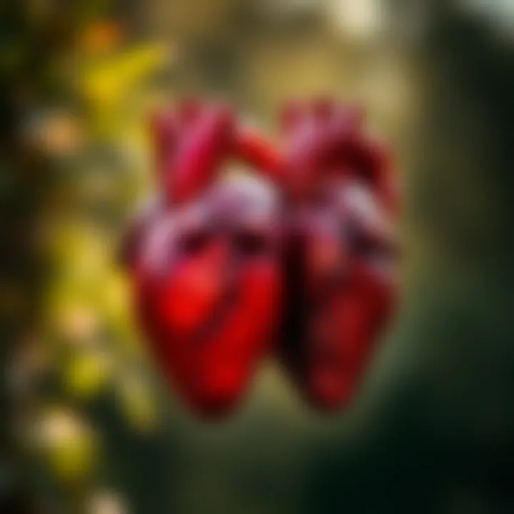 Symbol of Relationship Compatibility Two intertwined hearts symbolizing compatibility