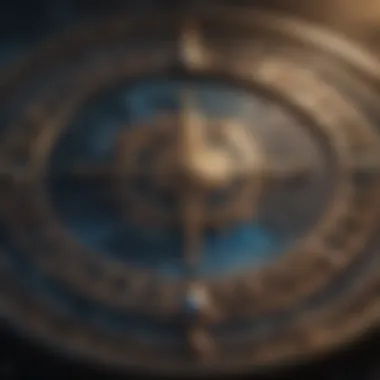 Mapping the Zodiac: Celestial Influences Celestial map illustrating zodiac signs