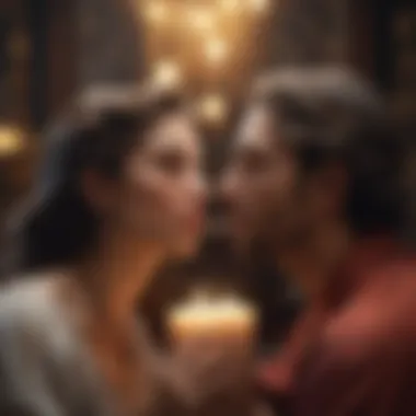 Symbolic Love Connections Symbolic representation of love and connections through tarot