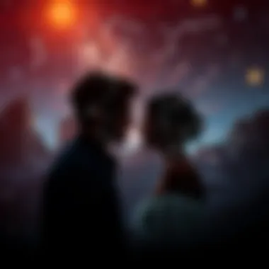 Celestial Constellations of Zodiac Interactions Celestial constellations illustrating zodiac interactions