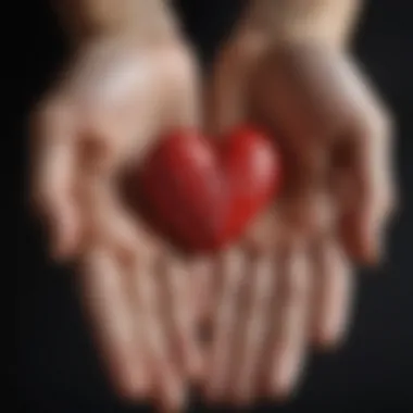 Symbols of Love in Palmistry Illustration of heart shapes and symbols in palmistry