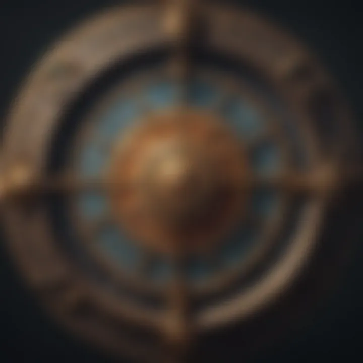 An astrological wheel highlighting the twelve zodiac signs
