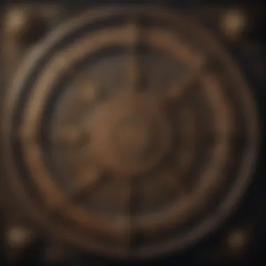 An ancient astrological manuscript showcasing intricate symbols