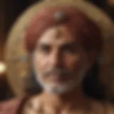 A renowned astrologer studying celestial charts