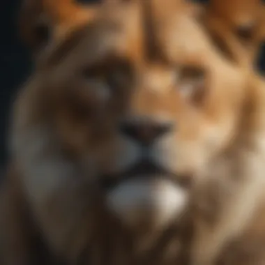 An abstract representation of Leo's personality traits