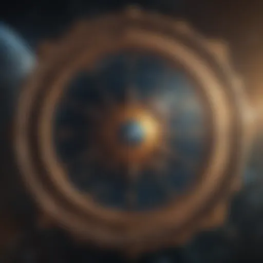 A serene depiction of a celestial map highlighting different astrological signs.