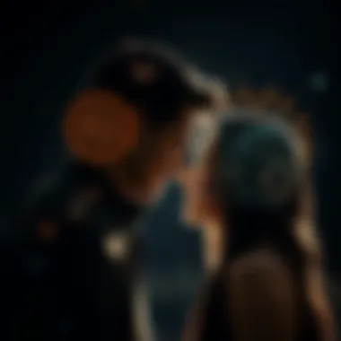 Conceptual illustration of relationship dynamics