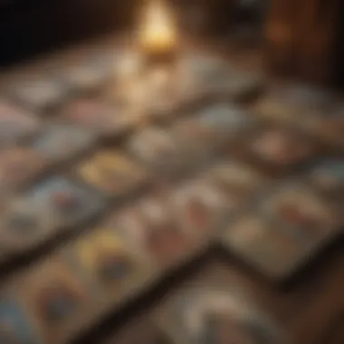 Diverse Tarot Cards An array of tarot cards spread out, reflecting diverse psychic methodologies.