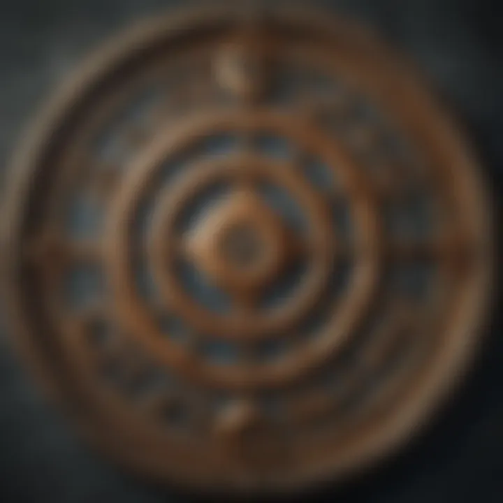 Zodiac symbols representing psychological aspects