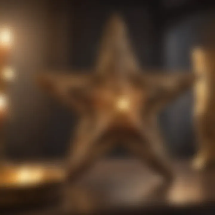Elegant visualization of the Star card reflecting hope and inspiration