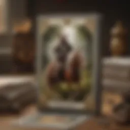 Artistic representation of the Rider-Waite Tarot deck showcasing its iconic card designs