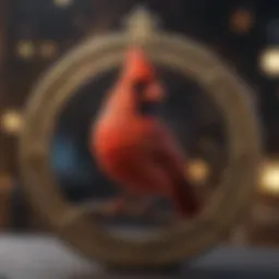 Symbolic representation of cardinal signs in astrology with celestial elements