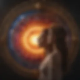 Astrological chart showcasing celestial bodies and their influences on relationships
