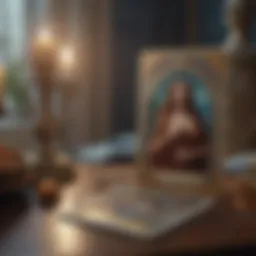 A tarot spread featuring cards aligned with the Aquarian energy