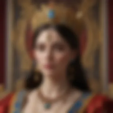 Symbolism of the Empress in Tarot A close-up of a tarot card depicting the Empress