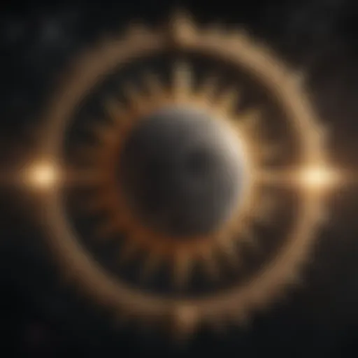 Celestial alignment representing Gemini Sun and Moon signs