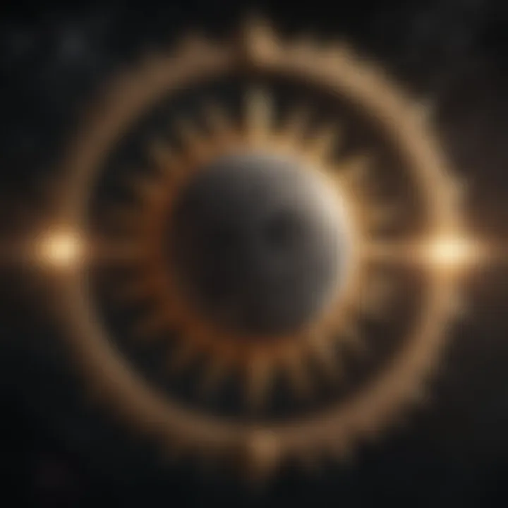 Celestial alignment representing Gemini Sun and Moon signs
