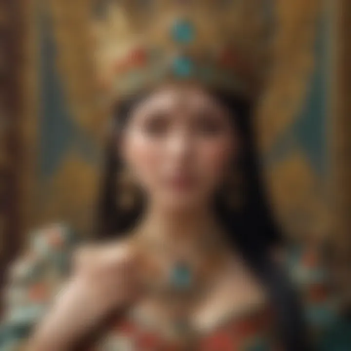 Visual representation of nurturing energy associated with The Empress