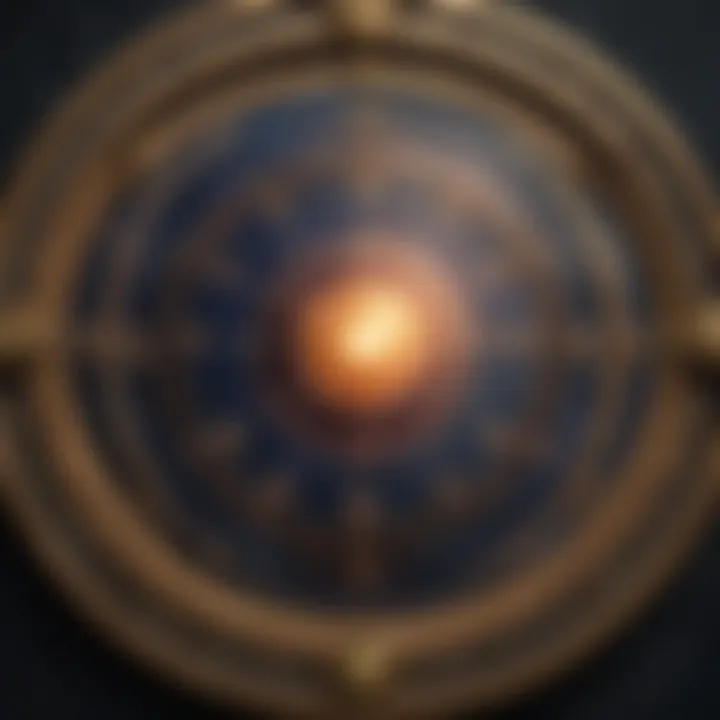 An astrological chart displayed on a computer screen, symbolizing modern technology in astrology