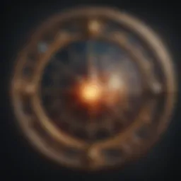 Celestial chart depicting star signs