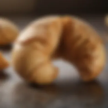 A close-up shot of a fortune cookie being cracked open, with a soft focus on the fortune paper emerging.