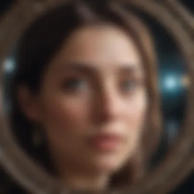 Reflection on Astrological Guidance Person reflecting on astrological guidance
