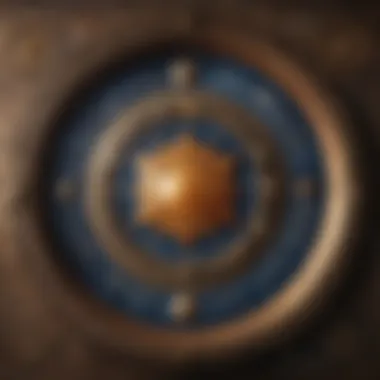 An astrological chart embedded within a Bagua map, illustrating the synergy between space and celestial influences.