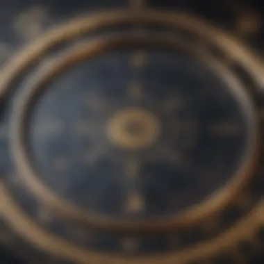 Understanding Astrological Symbols Close-up of a birth chart with astrological symbols