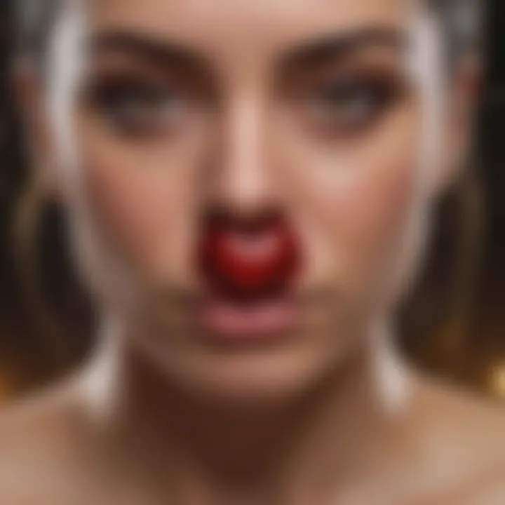 Visual representation of emotions associated with a blocked heart chakra
