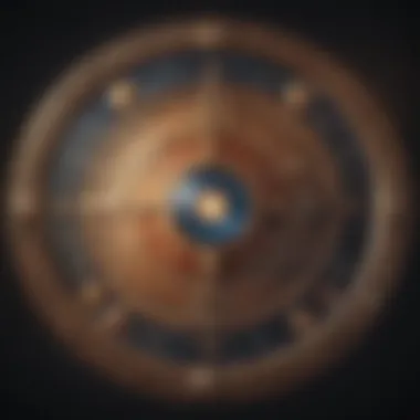 Astrology's Connection to Clairvoyance An astrological chart with celestial symbols illuminated by soft light.