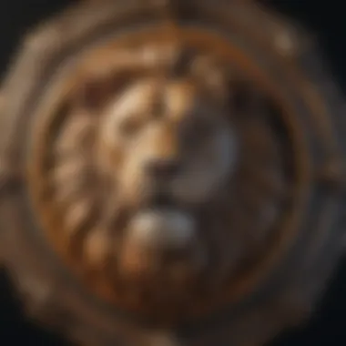 Leo Zodiac Sign Symbol Symbolic representation of Leo zodiac sign