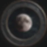 Astrological chart depicting the full moon phase