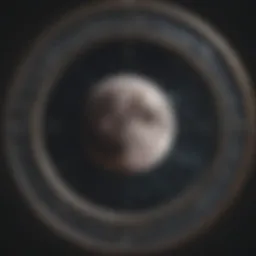 Astrological chart depicting the full moon phase