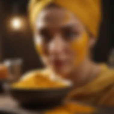 A traditional dish featuring turmeric as a key ingredient, highlighting its culinary application