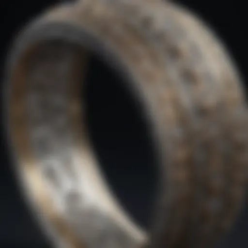 A close-up view of intricate line bracelet designs showcasing various materials and craftsmanship.