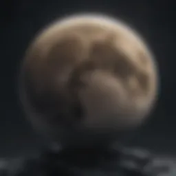 A serene night sky highlighting the current lunar phase