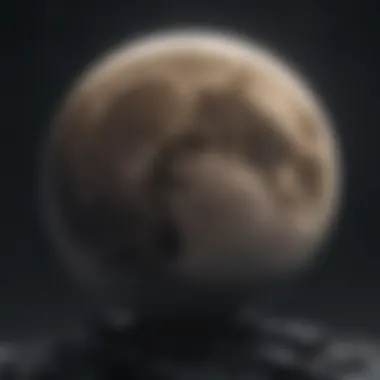 A serene night sky highlighting the current lunar phase