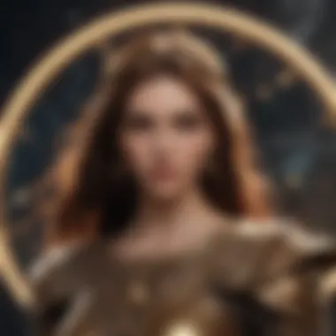 Celestial Symbolism of Sagittarius The symbol of Sagittarius with a celestial background
