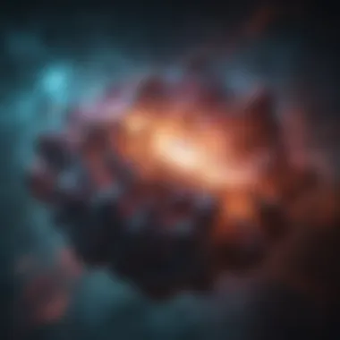 A stunning visualization of a nebula in space