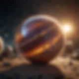 Celestial bodies representing the planets in astrology