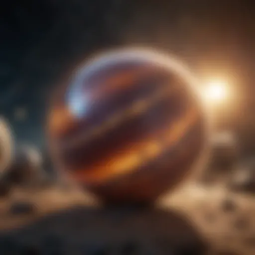 Celestial bodies representing the planets in astrology