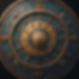 Astrological wheel showcasing the twelve zodiac signs