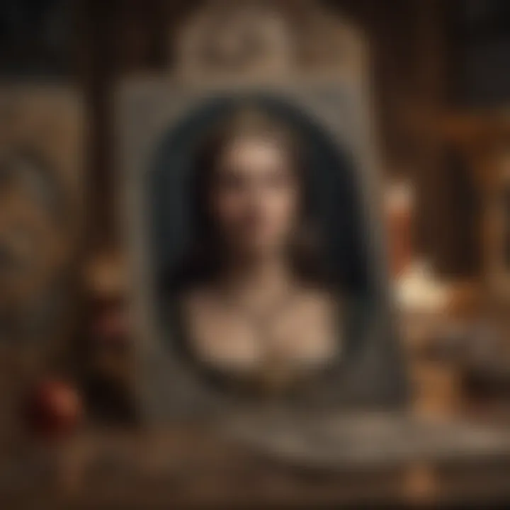 An ancient tarot deck showcasing historical artistry