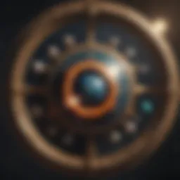 Celestial bodies illustrating astrology concepts