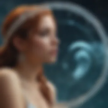 Visual depiction of harmony between Aquarius and compatible signs