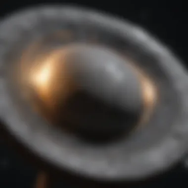 Lunar cycle representation with phases